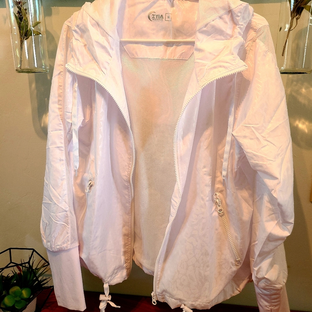 Zyia White Bomber Jacket